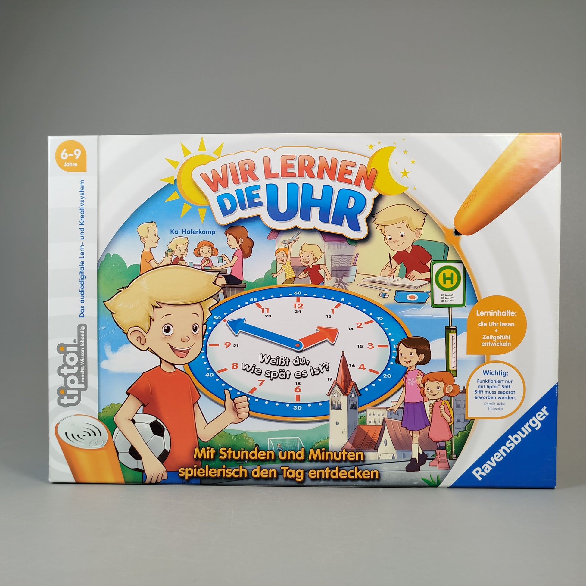 Ravensburger tiptoi Lernspiel – Wir lernen die Uhr, OVP