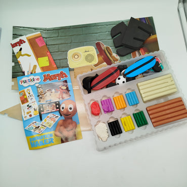 Plasticine Morph Animation Maker Knetfiguren-Set mit Zubehör, sehr gut