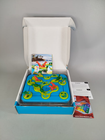 SmartGames Brettspiel Dinosaurier – Geheimnisvolle Inseln, OVP