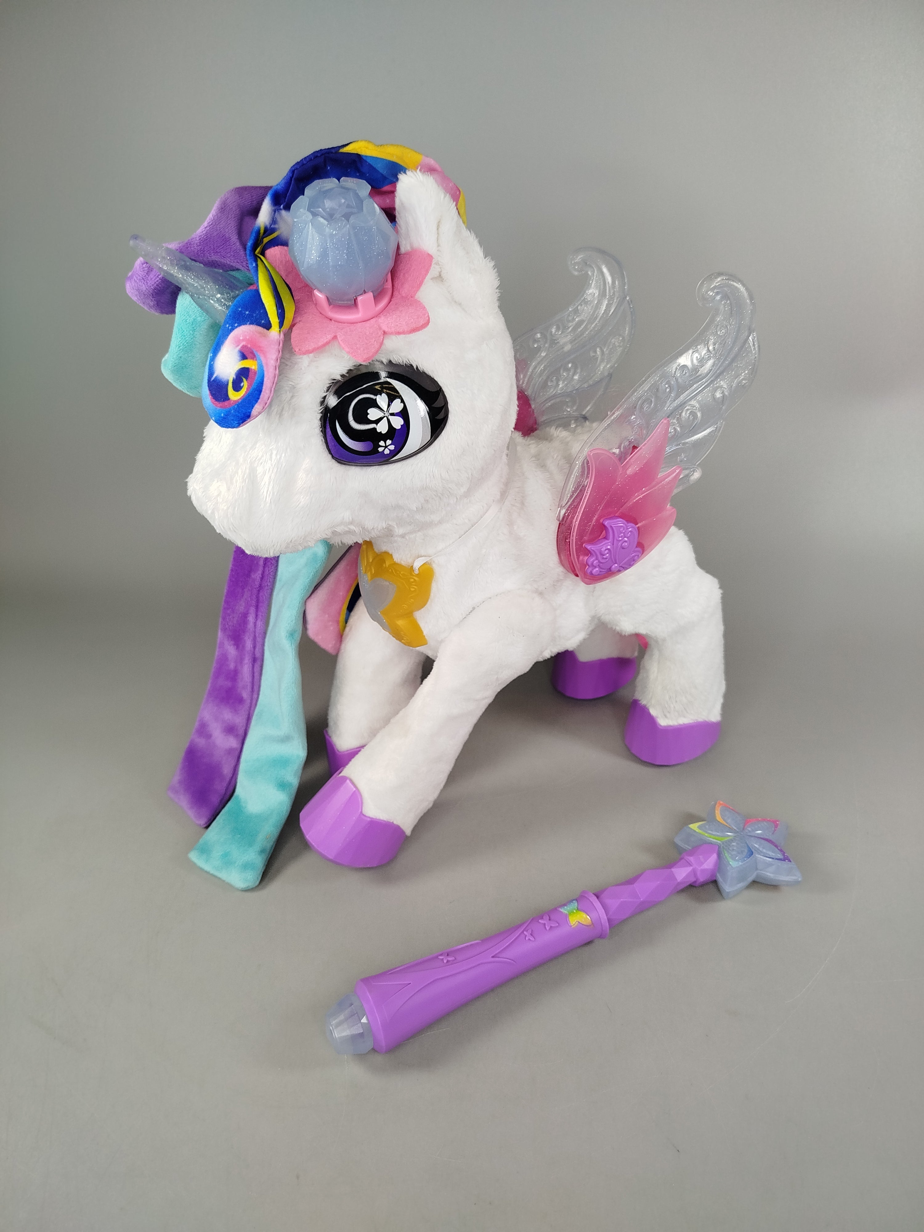 VTech Myla the Magical Unicorn – Interaktives Einhorn mit Zauberstab, Set
