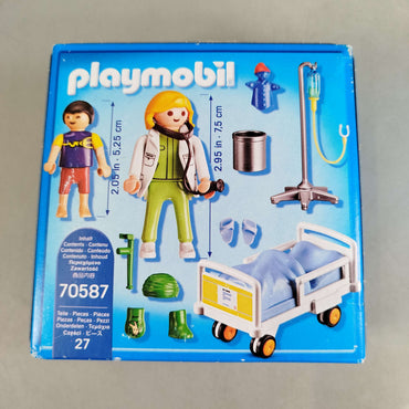 Playmobil Arzt Kinderkrankenbesuch 70587, neu, ab 3 4 5 Jahre | ✅ geprüft 