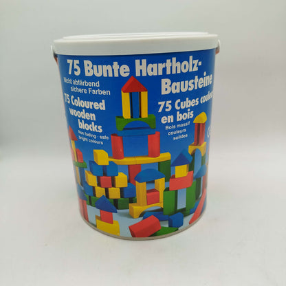 Heros 75 Hartholz-Bausteine 🧱✨, gebraucht, ab 1 2 3 Jahre | ✅ geprüft 
