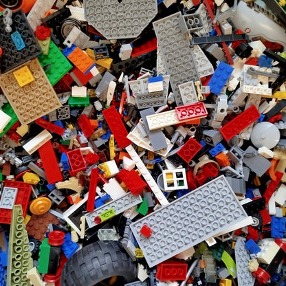 LEGO Konvolut ca. 3 kg, gemischt mit Basisplatte, sehr guter Zustand