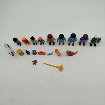 Playmobil Figuren-Set – 19 Figuren mit Tieren & Zubehör