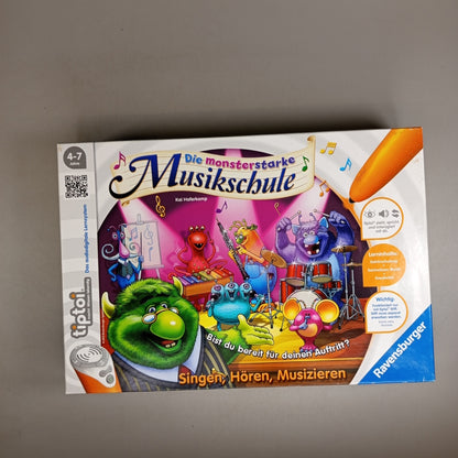 Ravensburger tiptoi Brettspiel – Die monsterstarke Musikschule