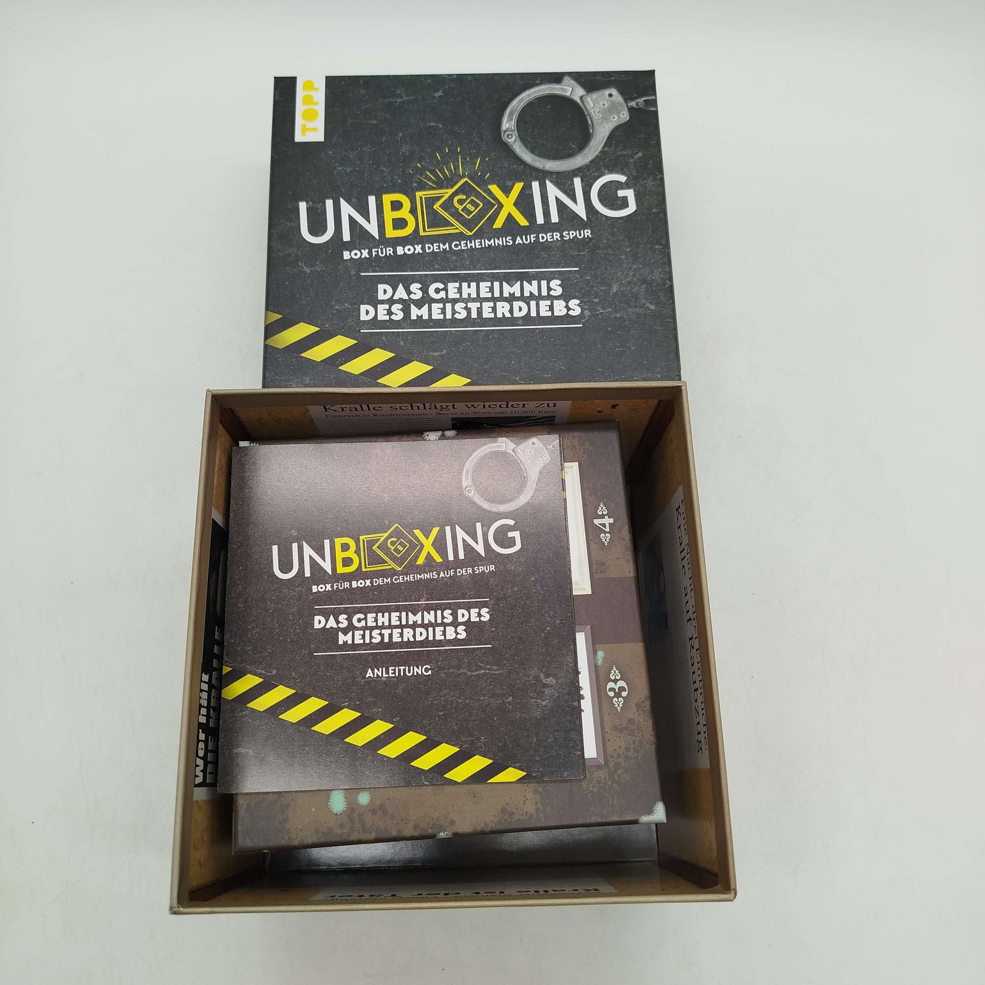 TOPP Unboxing Meisterdieb Denkspiel, gebraucht, ab 10 11 12 Jahre | ✅ geprüft 