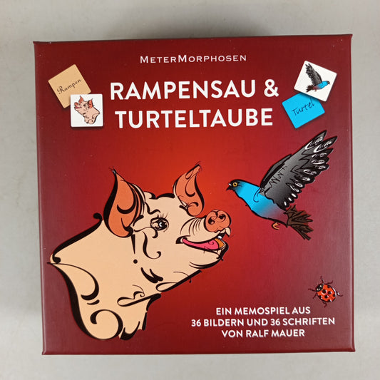 MeterMorphosen Bundle Rampensau & Turteltaube 72 Karten, ab 10 Jahre 