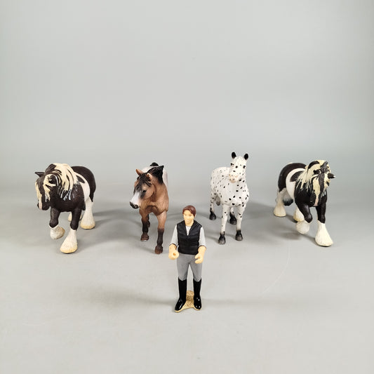 Bundle Schleich x5 Figuren Set, Neuwertig