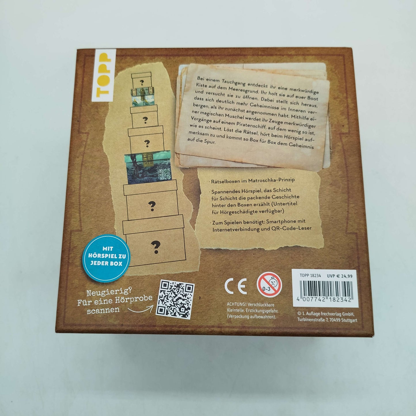 TOPP Unboxing 18234 Puzzlebox Denkspiel