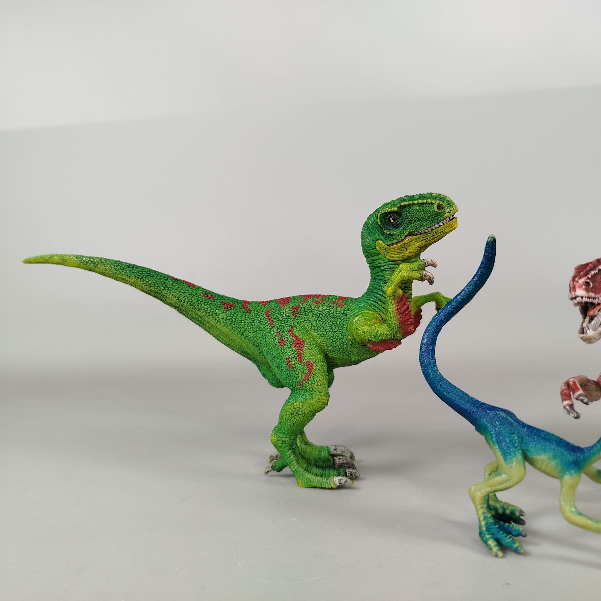 Schleich Dinosaurier & Wolf Figuren Set von 4, wie neu