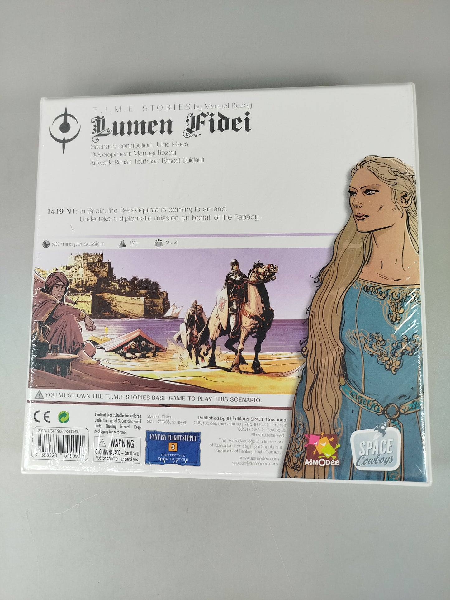 T.I.M.E Stories Brettspiel Erweiterung Lumen Fidei, OVP, neu
