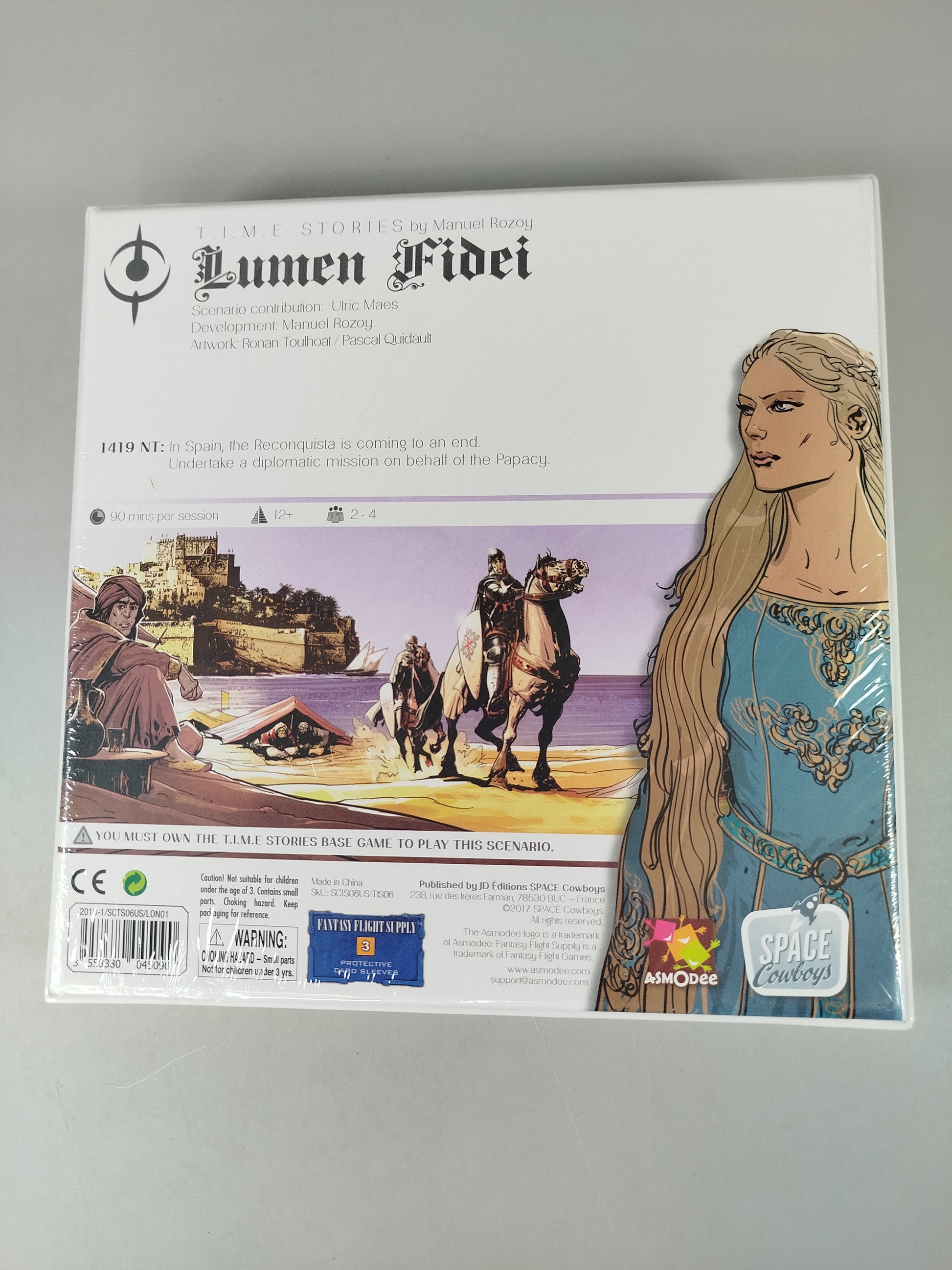 T.I.M.E Stories Brettspiel Erweiterung Lumen Fidei, OVP, neu
