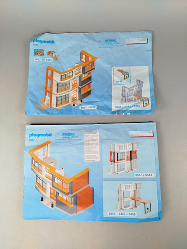 Bundle Playmobil x3 Gebäude & Figuren, gebraucht, ab 3 Jahre 