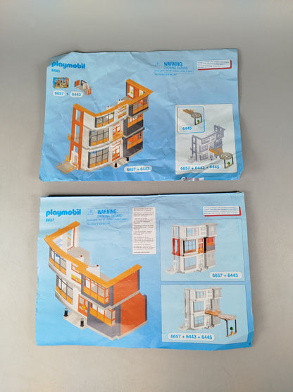 Bundle Playmobil x3 Gebäude & Figuren, gebraucht, ab 3 Jahre 