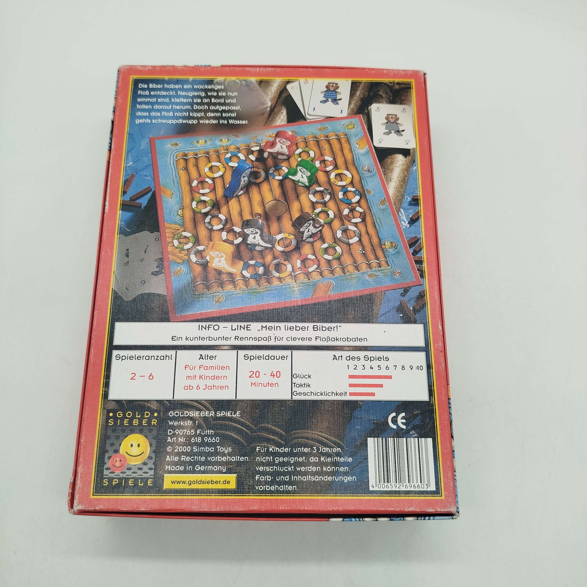 Gold Sieber Spiele Mein lieber Biber 48603 Brettspiel, gebraucht, ab 6 Jahre 