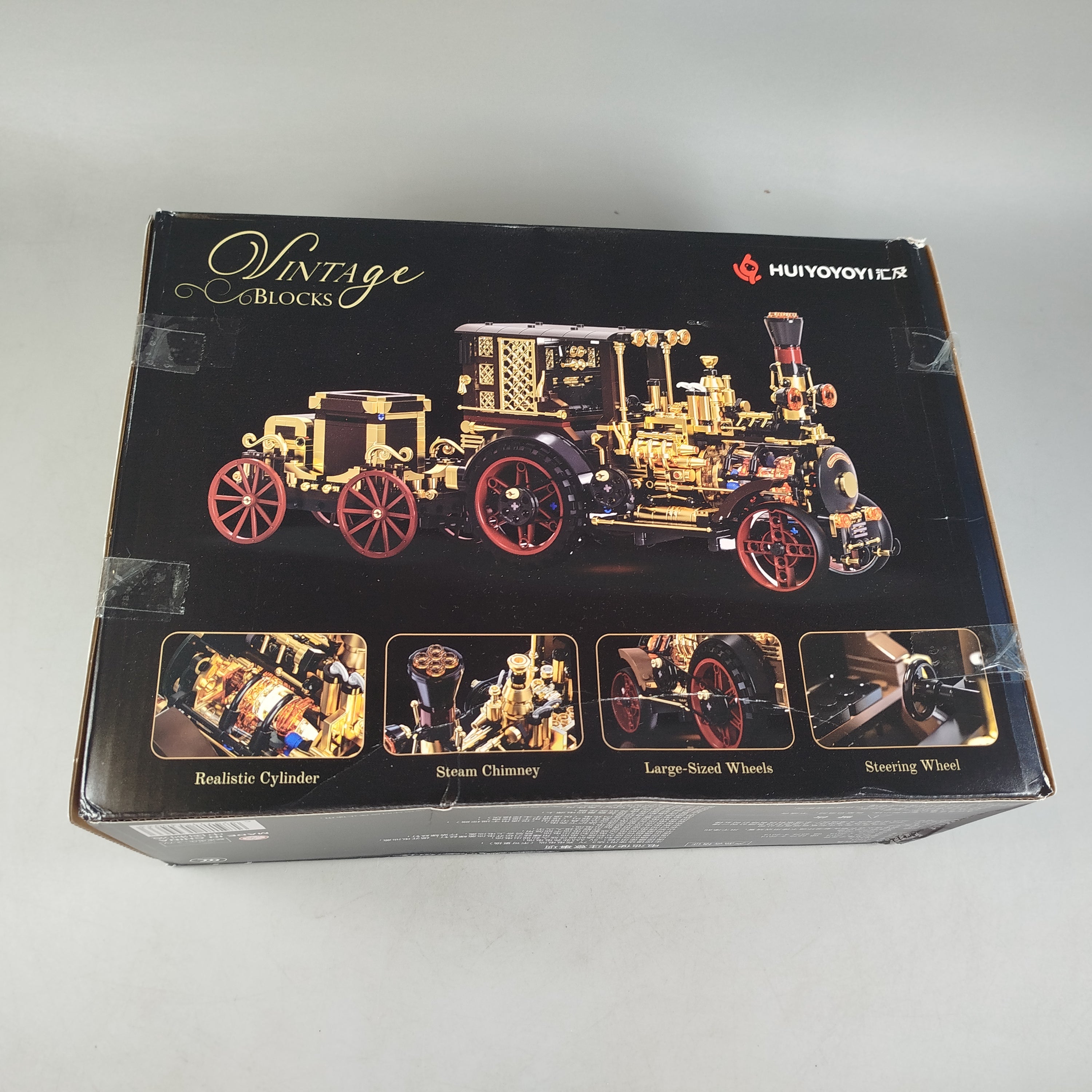 HuiYoyi H1003 Retro Steam Car Baukasten, neu, ab 6 7 8 Jahre | ✅ geprüft 