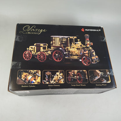 HuiYoyi H1003 Retro Steam Car Baukasten, neu, ab 6 7 8 Jahre | ✅ geprüft 