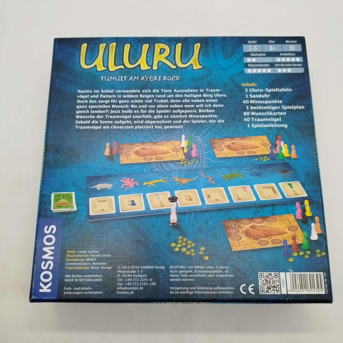 KOSMOS Uluru Ayers Rock Brettspiel, gebraucht, ab 6 7 8 Jahre | ✅ geprüft 