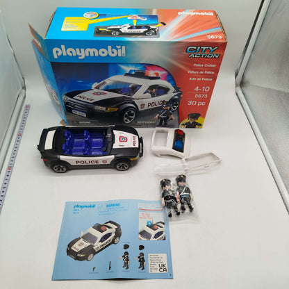 Playmobil 5673 Polizeiwagen 🚓🔵, gebraucht, ab 6 7 8 Jahre | ✅ geprüft 