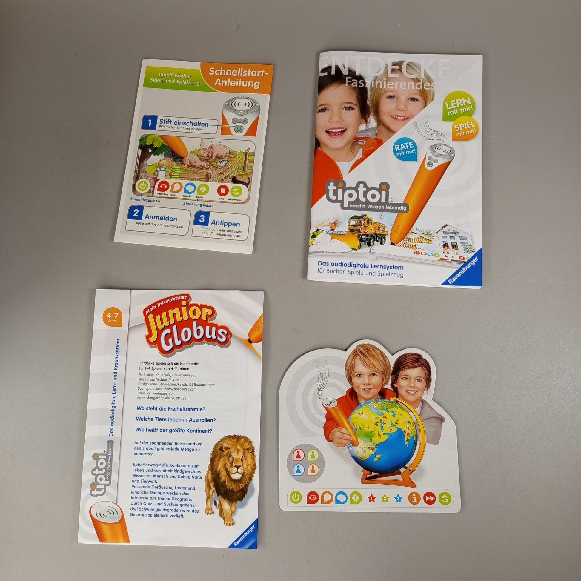 Ravensburger Tiptoi Starter-Set Junior Globus, OVP