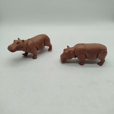 Playmobil Bundle 2x Flusspferd Tiere, gebraucht, ab 3 4 5 Jahre | ✅ geprüft 