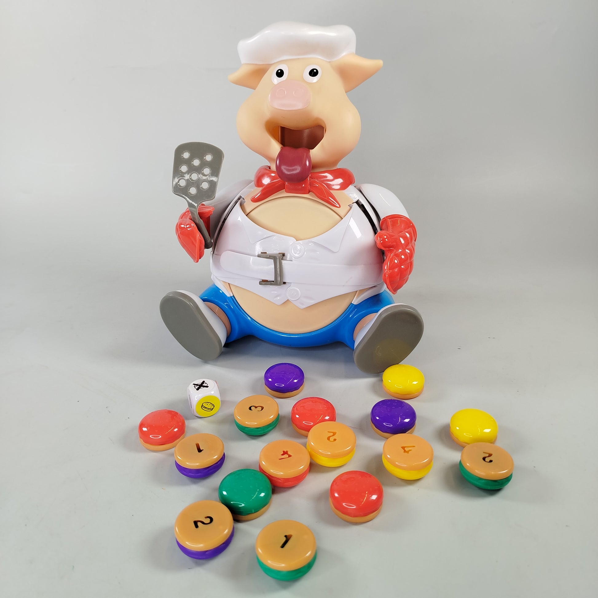 Markenlos Spielset- Prinzessinnen-Schloss & Schweine-Fütterspiel