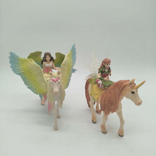 Schleich Bundle Feen Pegasus & Einhorn gebraucht, ab 6 7 8 Jahre | ✅ geprüft 