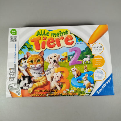 Ravensburger tiptoi Lernspiel Alle meine Tiere, Neuwertig