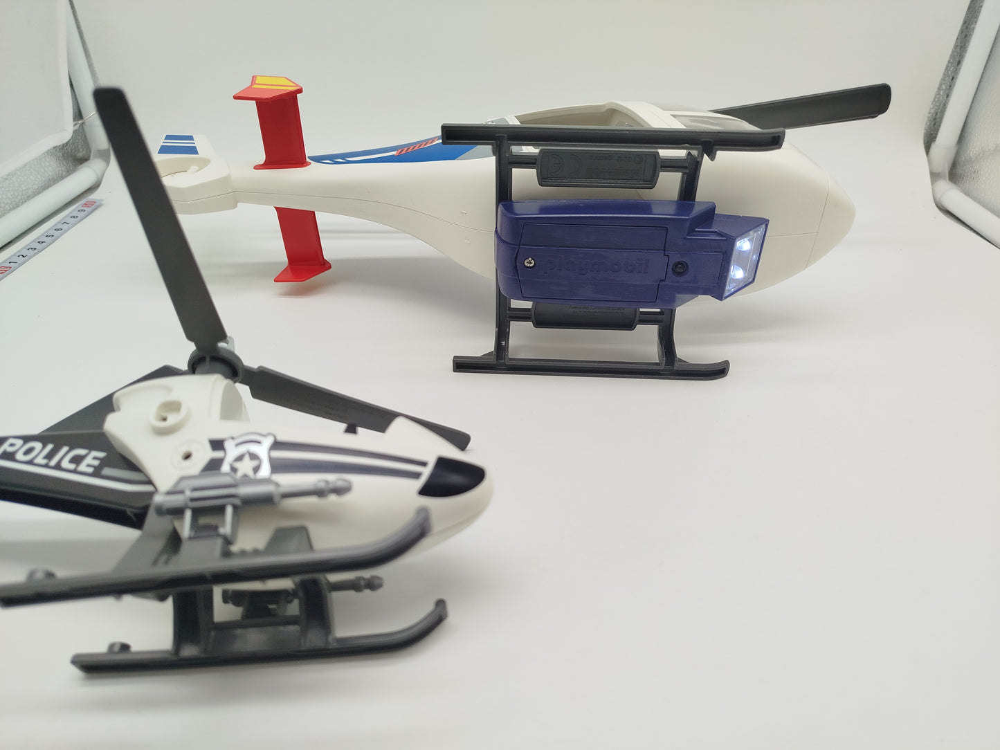 Playmobil Polizei Hubschrauber 6874 und 70569, unvollständig