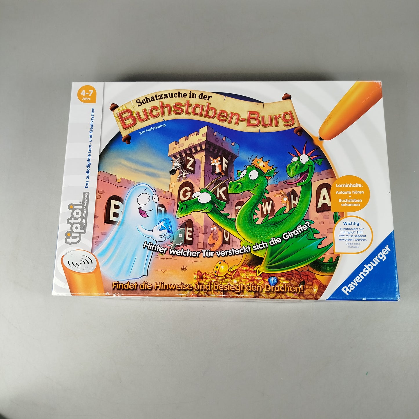 Ravensburger tiptoi Schatzsuche in der Buchstaben-Burg Spiel