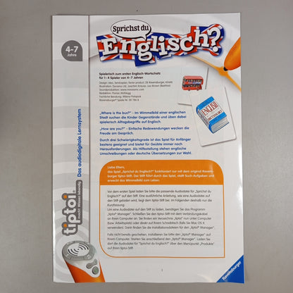 Ravensburger tiptoi Lernspiel – Sprichst du Englisch?, OVP