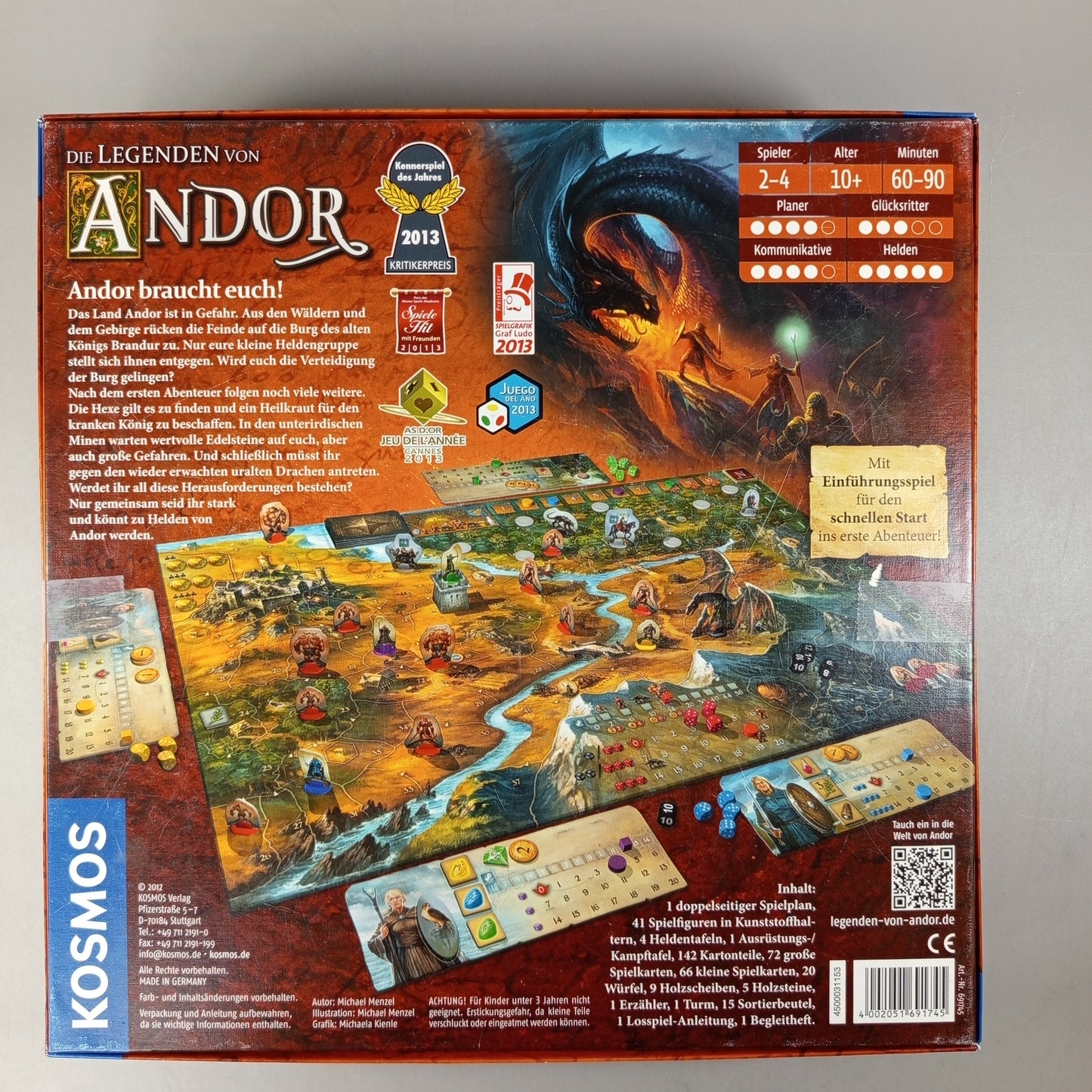 Kosmos Die Legenden von Andor Brettspiel