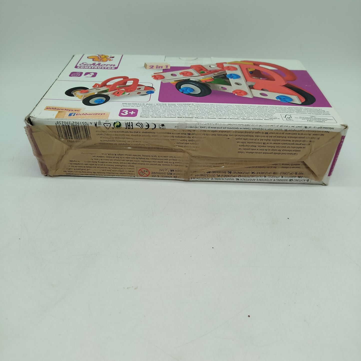 Eichhorn Constructor Konstruktionsset Holz, wie neu, ab 3 Jahre 