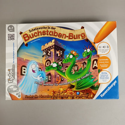 Ravensburger tiptoi Lernspiel – Schatzsuche in der Buchstaben-Burg, OVP