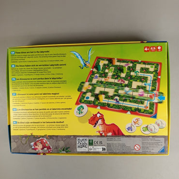 Ravensburger Dino Labyrinth Junior Brettspiel, gebraucht, ab 3 Jahre 