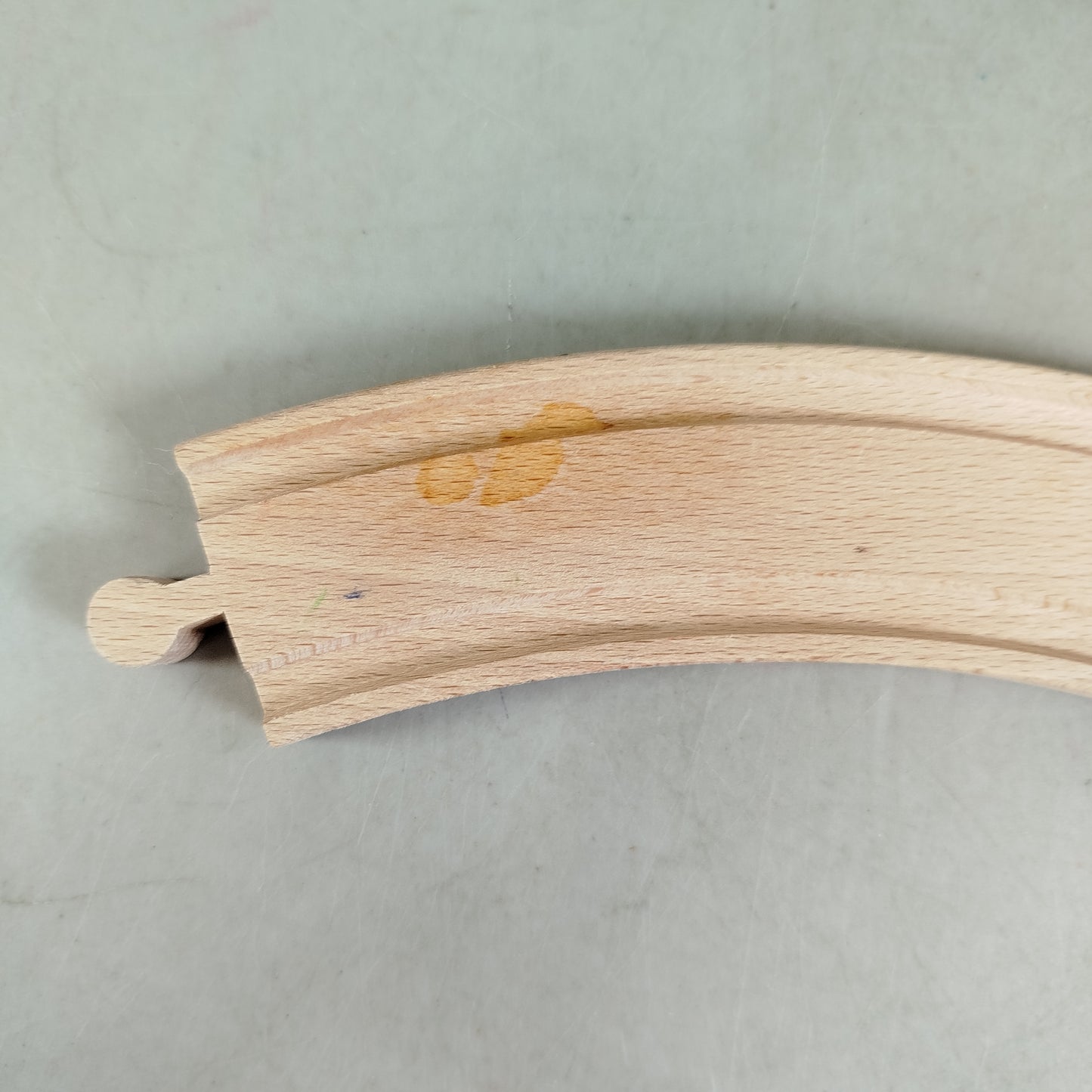 Holzeisenbahn Zugset mit 8 Kurven & Zubehör