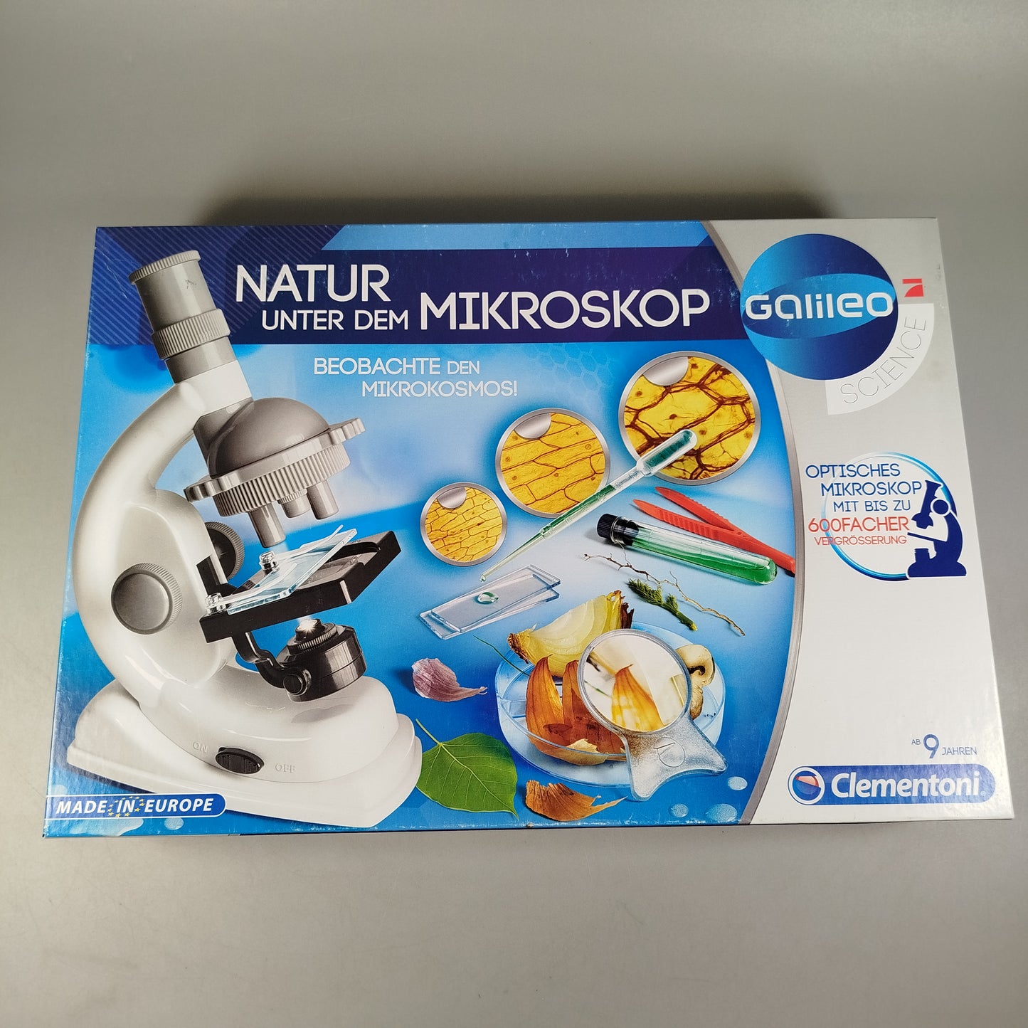 Clementoni Mikroskop – Natur unter dem Mikroskop, gebraucht, ab 6 Jahre 