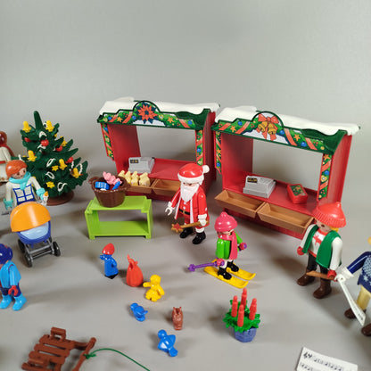 Playmobil Weihnachtsmarkt & Krippenspiel Set – Figuren & Zubehör