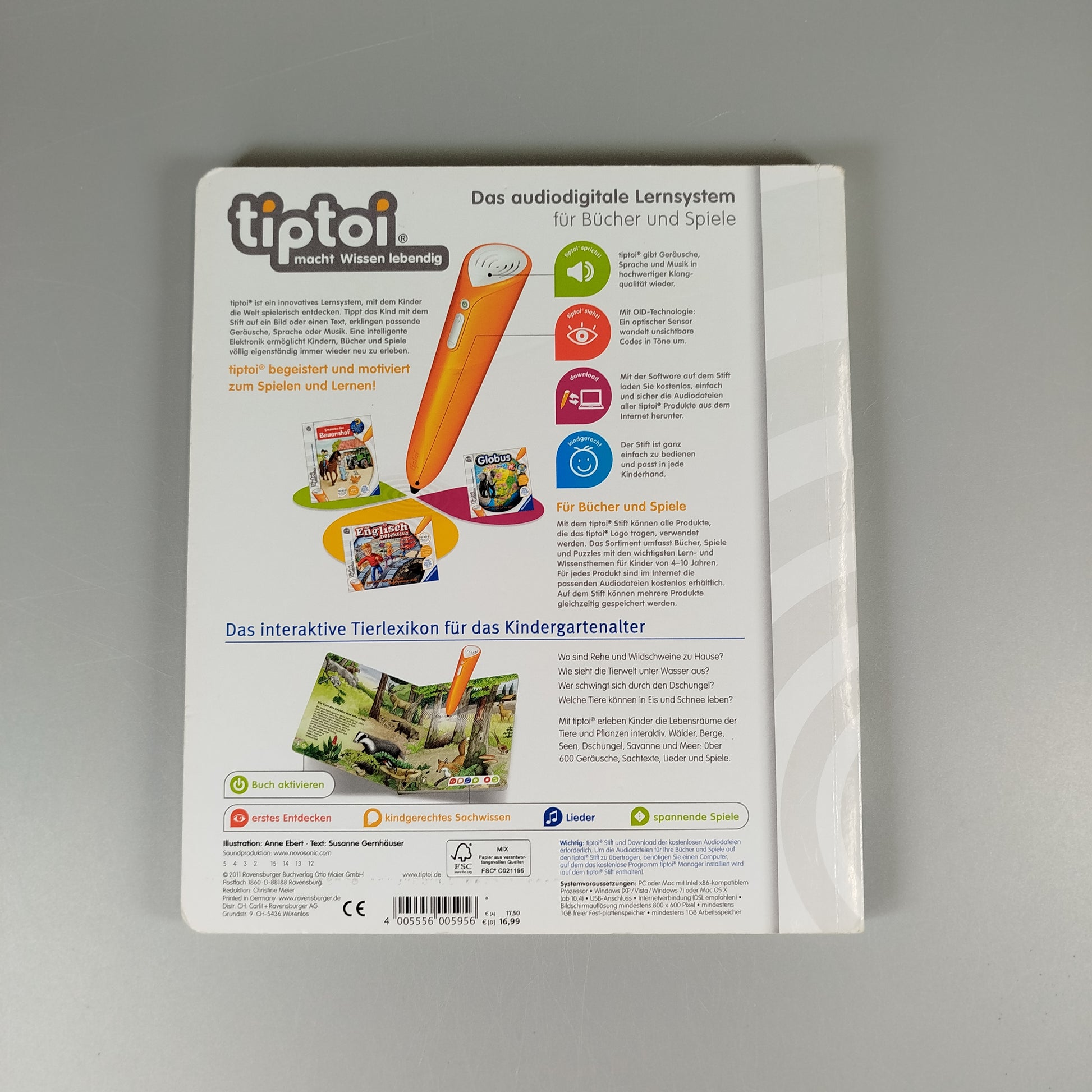 Ravensburger tiptoi Bücher-Set - Tiere & Dinosaurier