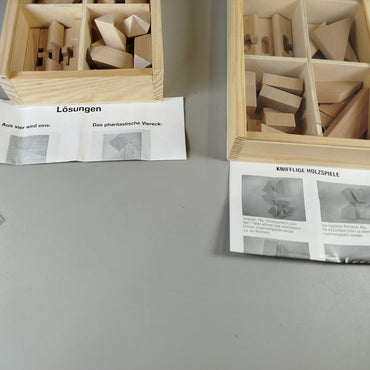 Holzspielzeug Set - Tangram Rätsel, OVP, wie neu