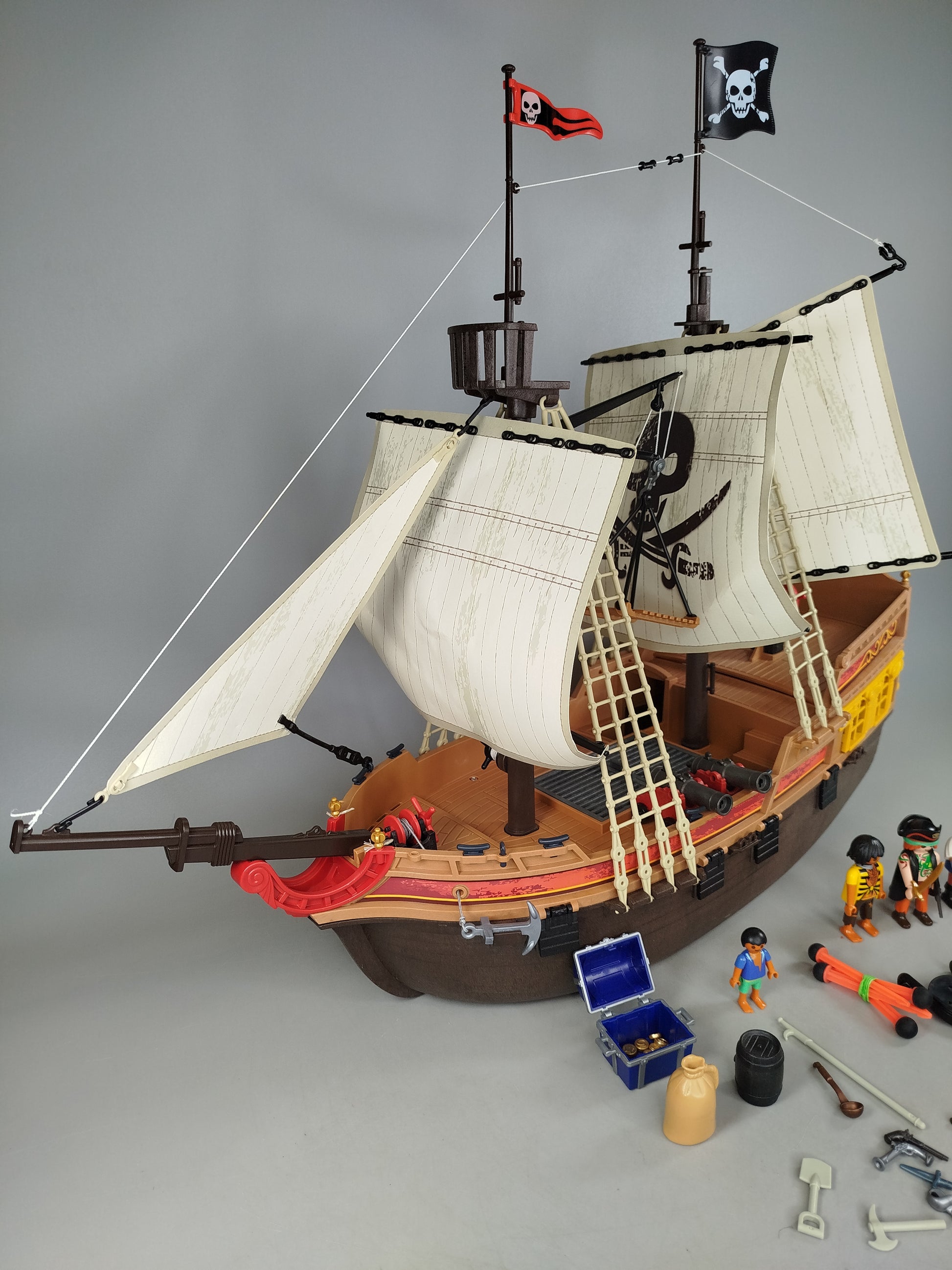 Playmobil Piratenschiff 🙂🏴‍☠️, gebraucht, ab 3 4 5 Jahre | ✅ geprüft 