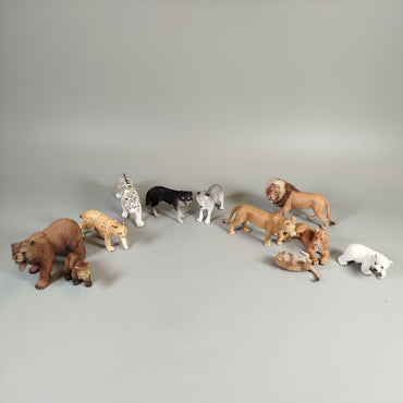 Schleich Tierfiguren Set von 11 Wildtieren, wie neu