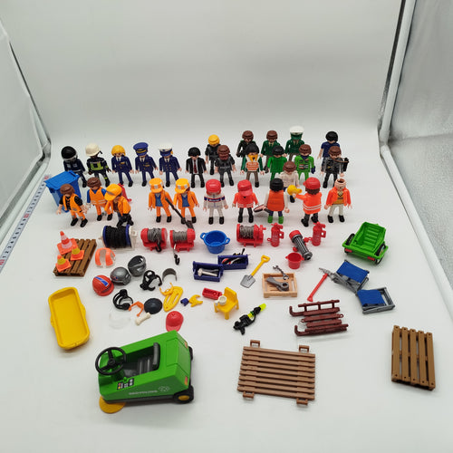 Playmobil Bundle Polizei 30x Figuren, gebraucht, ab 6 7 8 Jahre | ✅ geprüft 
