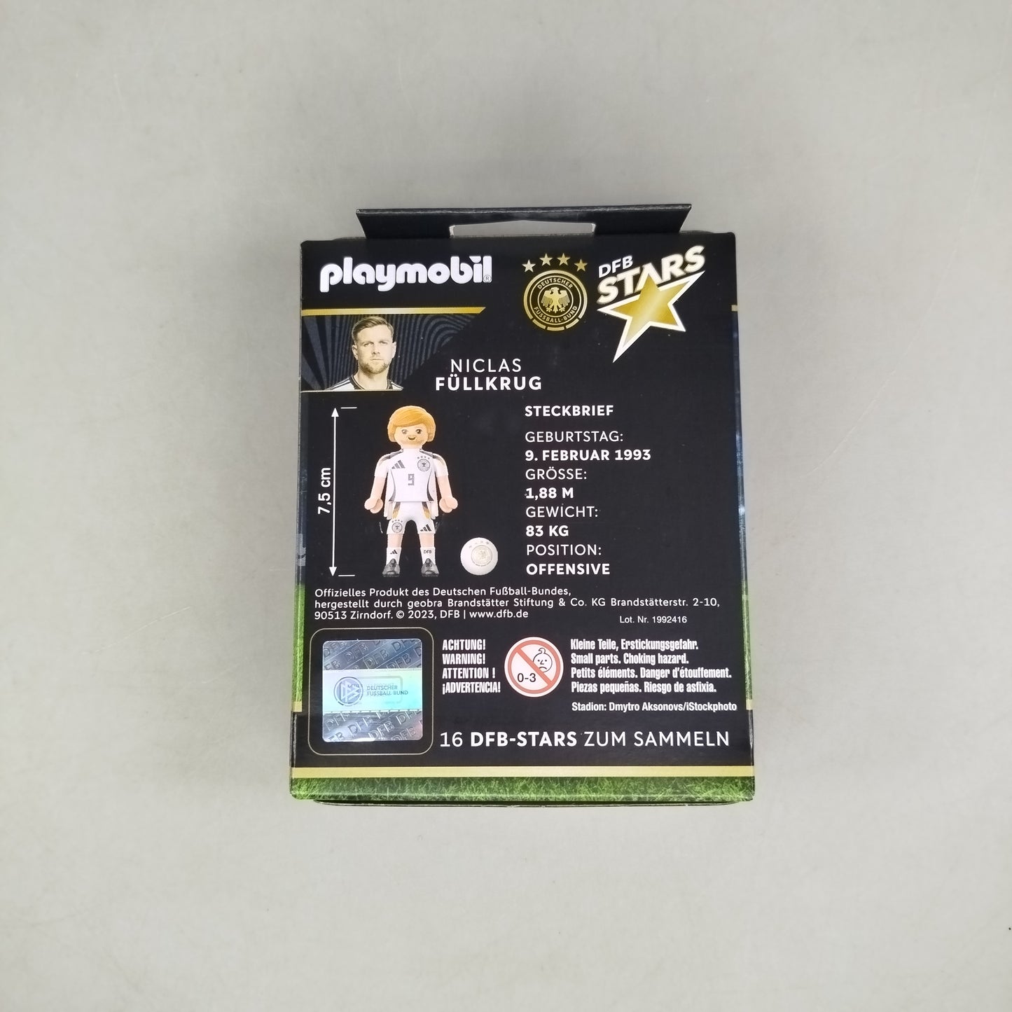 Playmobil DFB Stars Niclas Füllkrug Figur Neu 71676