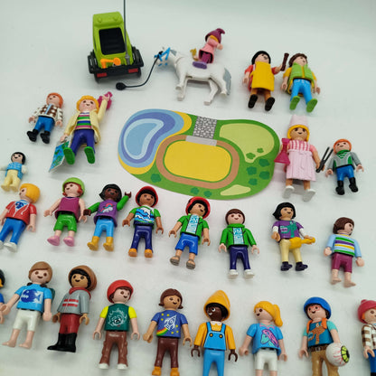 Playmobil Bundle Set von 34 Figuren & Zubehör, ab 3 4 5 Jahre | ✅ geprüft 