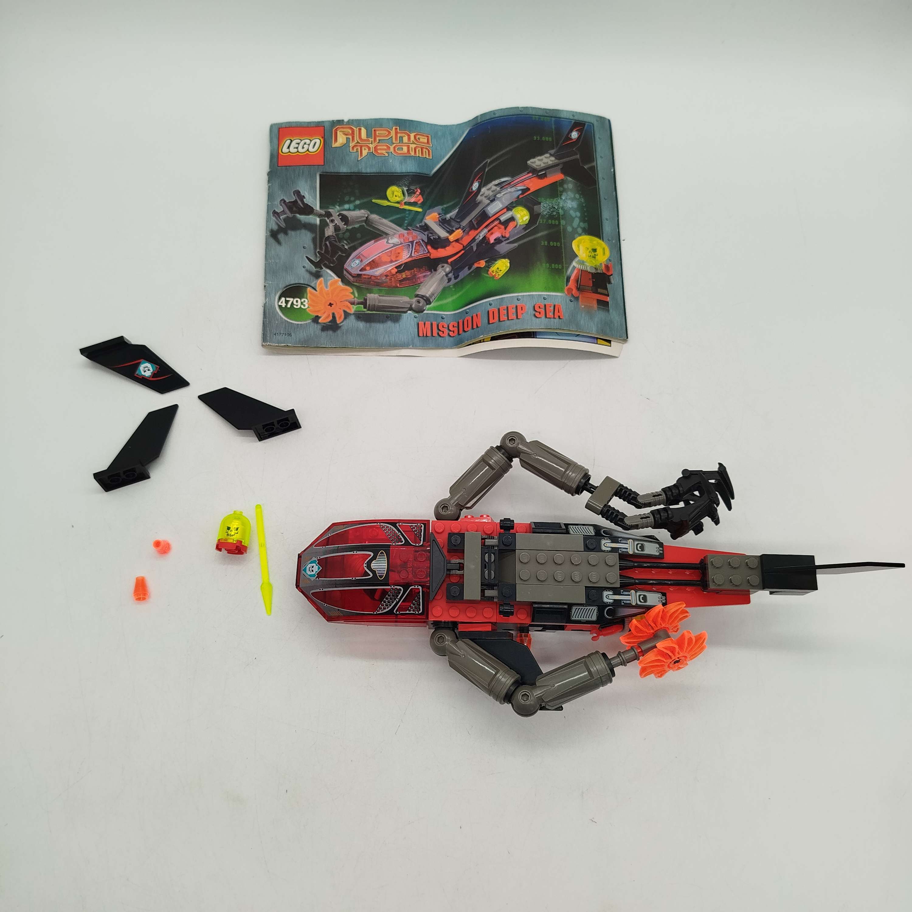 LEGO 4793 AlphaTeam Ogel SharkSub U-Boot gebraucht ab 6 7 8 Jahre | ✅ geprüft 