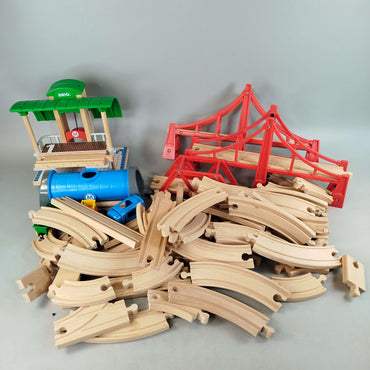 BRIO Bundle Hängebrücke 33683 Holzeisenbahn Zug