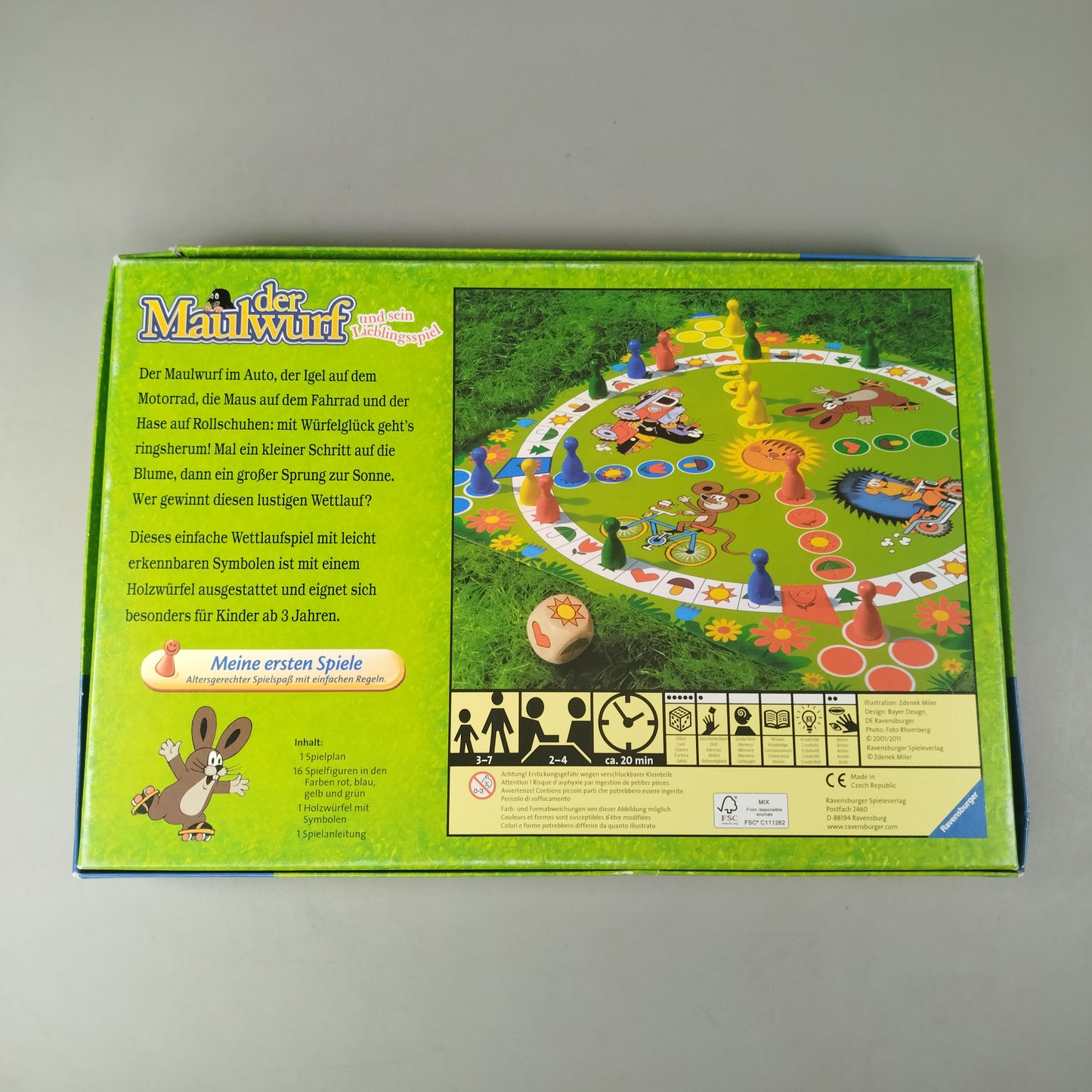 Ravensburger Der Maulwurf und sein Lieblingsspiel Brettspiel 21570