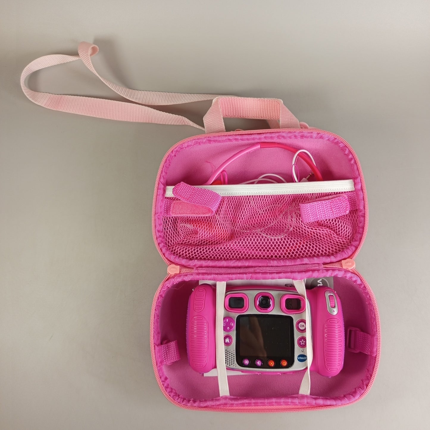VTech Kidizoom Duo 5.0 Kinderkamera pink – mit Tasche & Zubehör