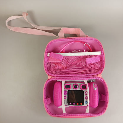 VTech Kidizoom Duo 5.0 Kinderkamera pink – mit Tasche & Zubehör